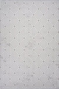 Artemis Halı Karizma 2823C Çok Renkli Akrilik Yıkanabilir İnce Kaymaz Jüt Taban Dikdörtgen Makine Dokuma Salon Halısı 80x120 cm