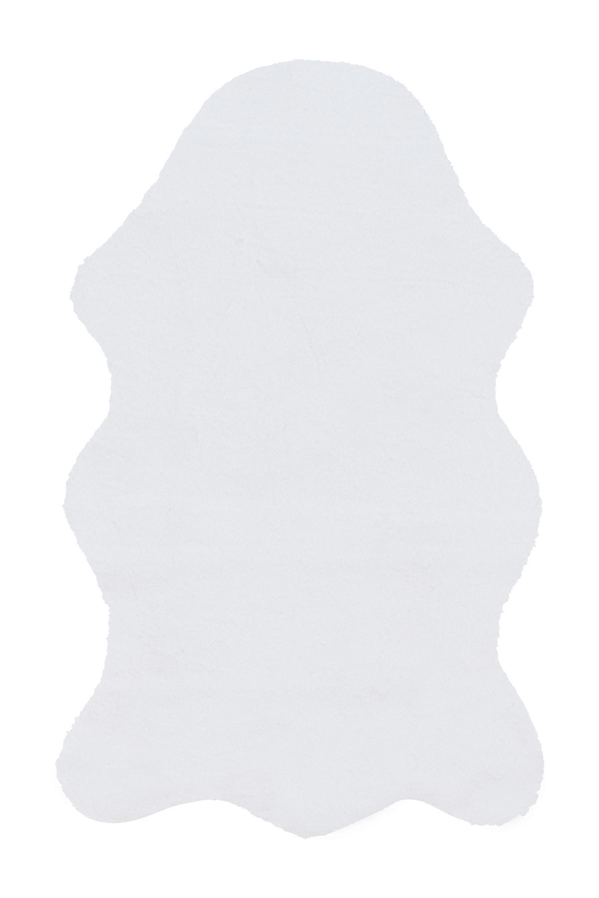 Apex Meloni Beyaz Pamuk Yıkanabilir İnce Kaymaz Jüt Taban Makine Dokuma Salon Halısı 60x190 cm