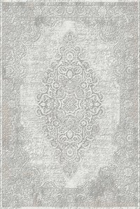 Kreasyon Halı Hesna A0010 Gri 9 mm Akrilik Yalıtıma Yardımcı Yıkanabilir İnce Kaymaz Pamuk Taban Dikdörtgen Makine Dokuma Salon Halısı 200x200 cm