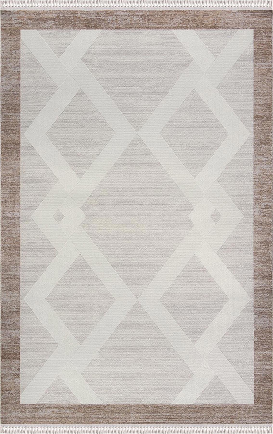 Merinos Rodin 60896 Gri 8 mm Akrilik Toz Tutmaz Yıkanabilir Kalın Kaymaz Dikdörtgen Makine Dokuma Salon Halısı 80x450 cm