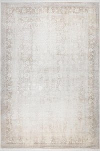 Sanat Halı Gusto 3729 Gri 7 mm Pamuk Antibakteriyel Yıkanabilir Kalın Kaymaz Lateks Taban Dikdörtgen Makine Dokuma Salon Halısı 200x250 cm