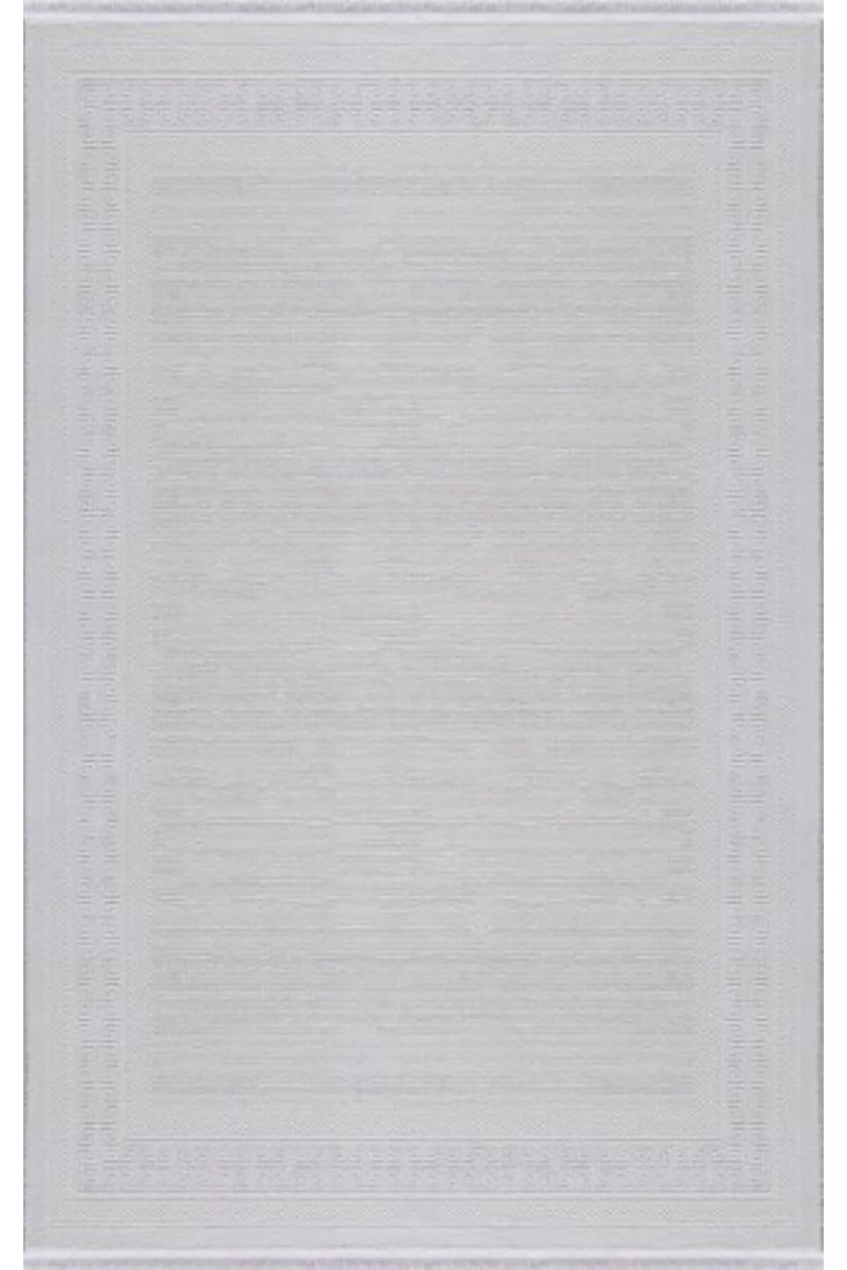 Merinos  Therapy 65291 Krem 6-12 mm Akrilik Antibakteriyel Yıkanabilir İnce Kaymaz Dikdörtgen Makine Dokuma Salon Halısı 180x250 cm