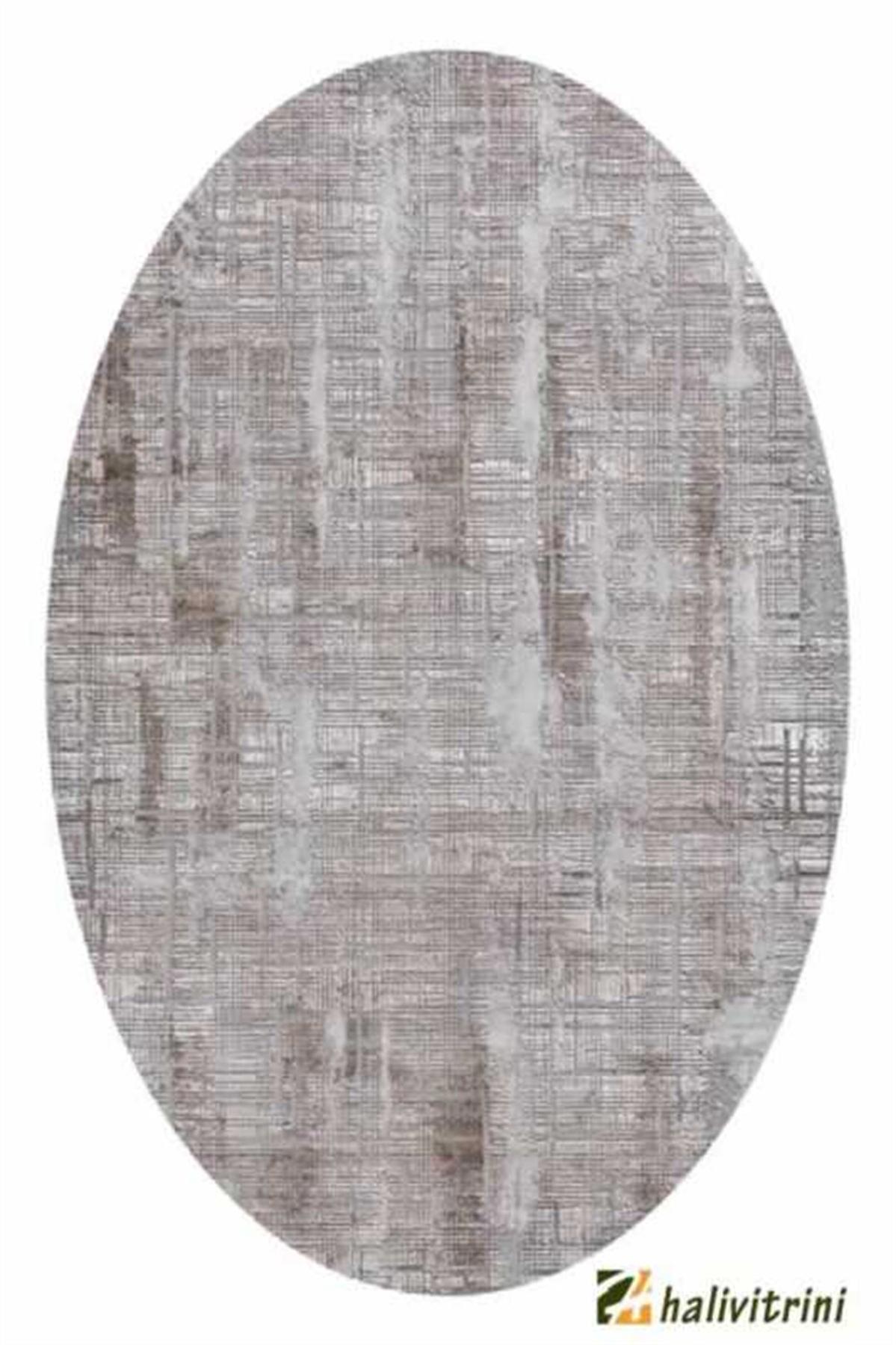 Merinos Therapy 19117 Gri 12 mm Akrilik Antibakteriyel Yıkanabilir Kalın Kaymaz Dikdörtgen Makine Dokuma Salon Halısı 80x200 cm