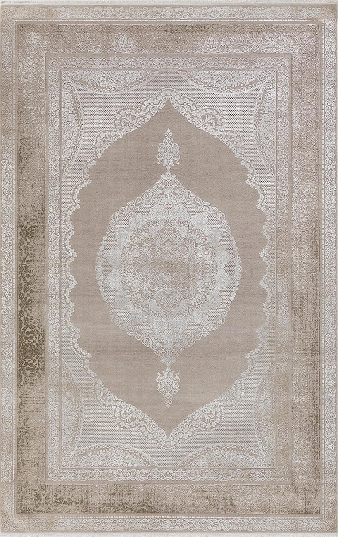 Merinos Thales 31942 Çok Renkli 10 mm Akrilik Antibakteriyel Yıkanabilir Kalın Kaymaz Dikdörtgen Makine Dokuma Salon Halısı 140x200 cm
