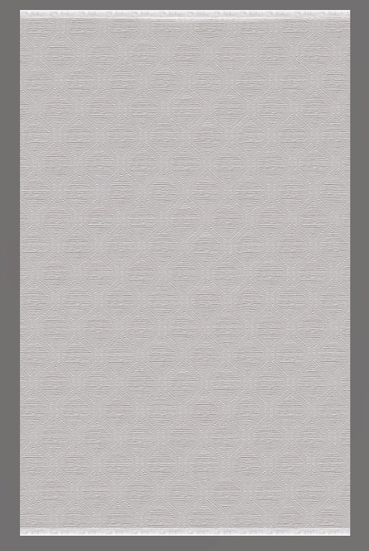 Padişah Santo Krem 11 mm Akrilik Yıkanabilir İnce Kaymaz Dikdörtgen Makine Dokuma Salon Halısı 160x230 cm
