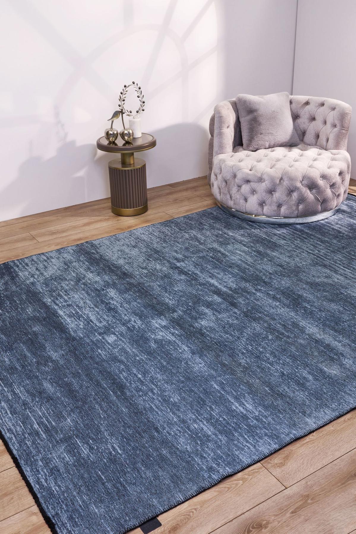 Apex Hare Plus 8917 Çok Renkli Pamuk Yıkanabilir İnce Kaymaz Jüt Taban Dikdörtgen Makine Dokuma Salon Halısı 100x200 cm