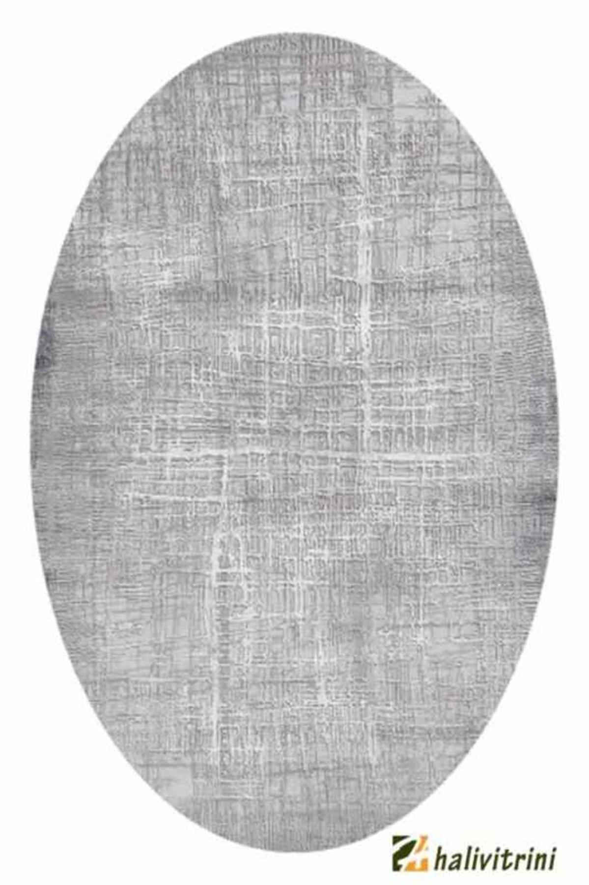 Merinos Therapy 19116 Gri 12 mm Akrilik Antibakteriyel Yıkanabilir Kalın Kaymaz Dikdörtgen Makine Dokuma Salon Halısı 160x230 cm