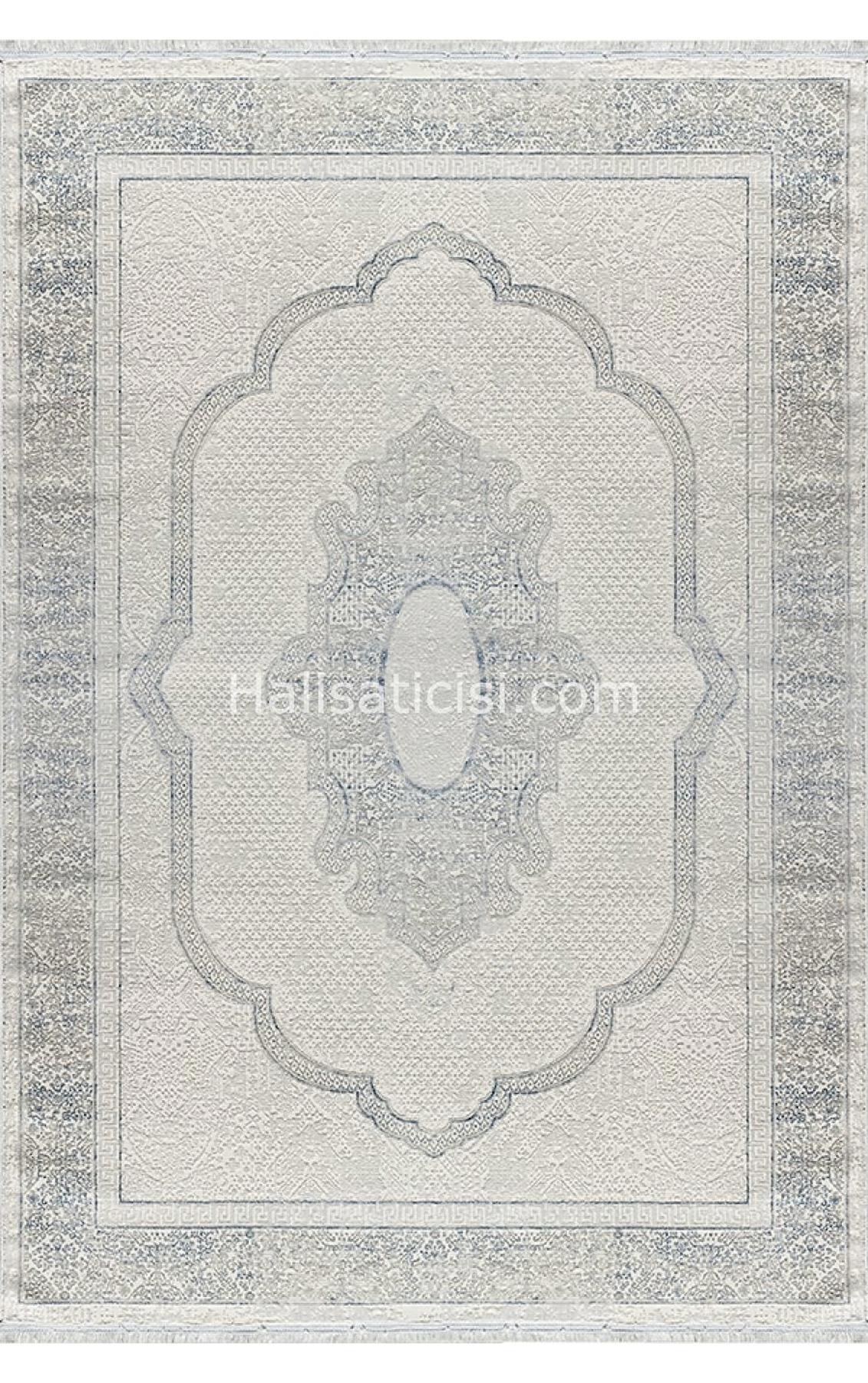 Padişah Aspen 62742 Krem 2 mm Polyester Antibakteriyel Yıkanabilir İnce Dikdörtgen Makine Dokuma Salon Halısı 100x300 cm