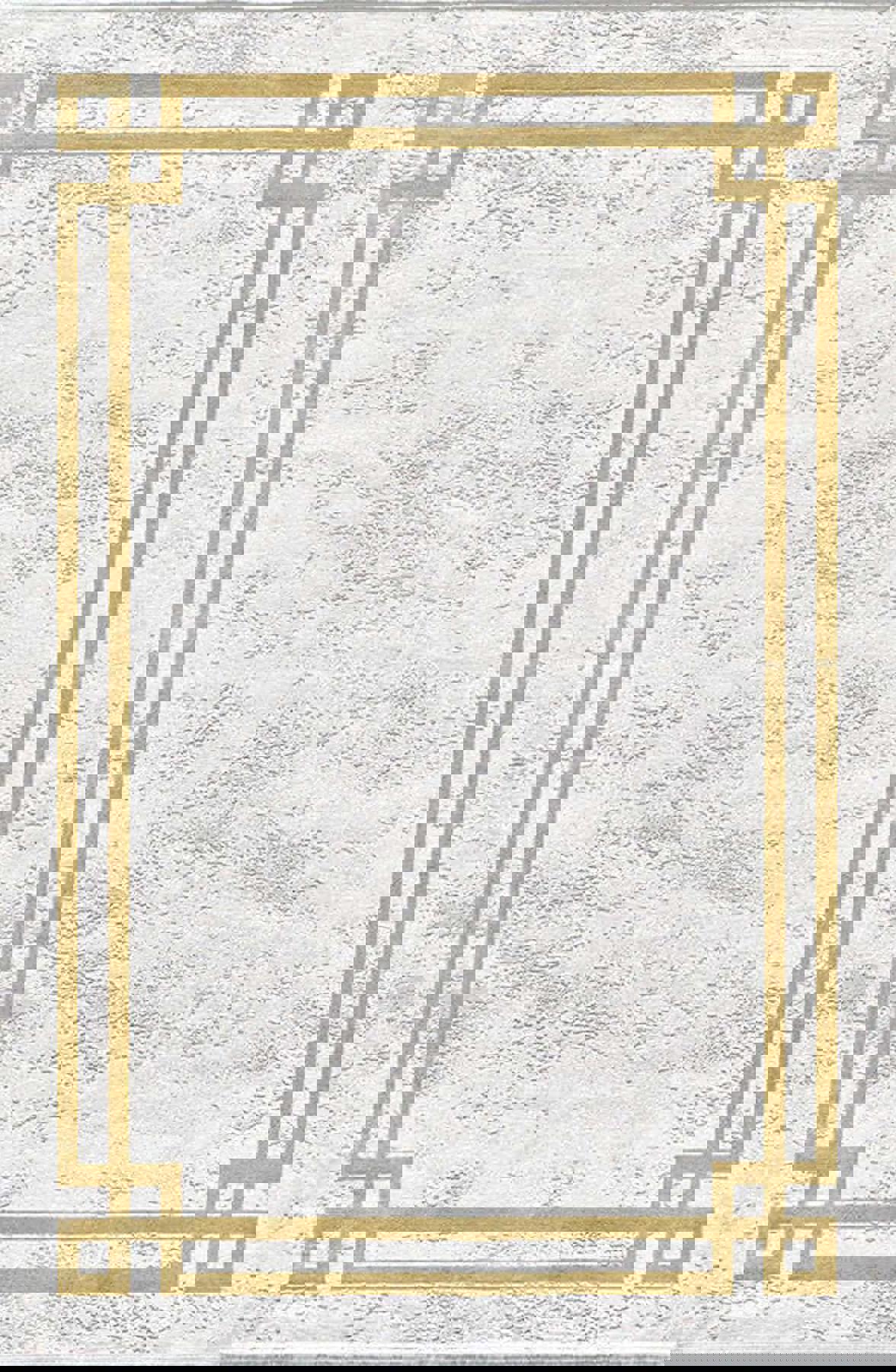 Pierre Cardin Monet MT18C Krem 0.8 mm Akrilik Antibakteriyel Yıkanabilir İnce Kaymaz Dikdörtgen Makine Dokuma Salon Halısı 80x200 cm