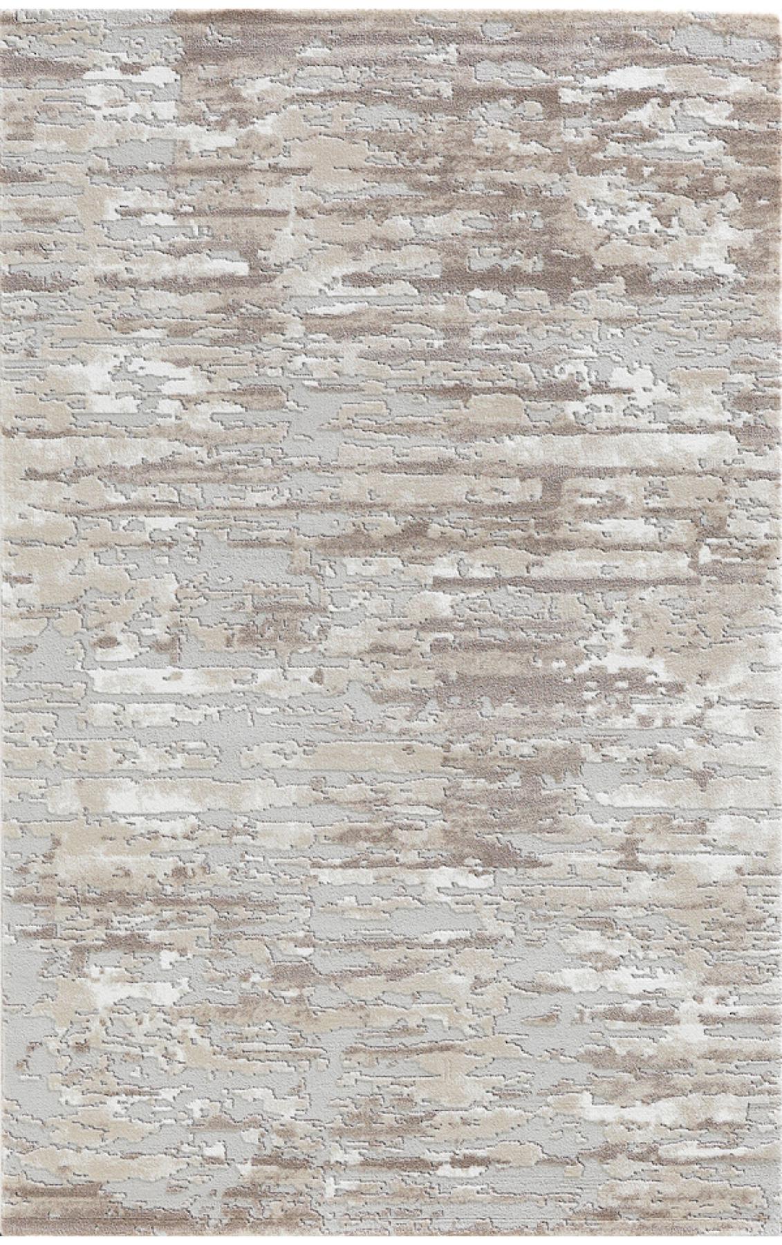Dinarsu Marmaris MA027 Gri 12 mm Akrilik Silinebilir Yıkanabilir Orta Kaymaz Dikdörtgen Makine Dokuma Oturma Odası-Salon Halısı 120x180 cm