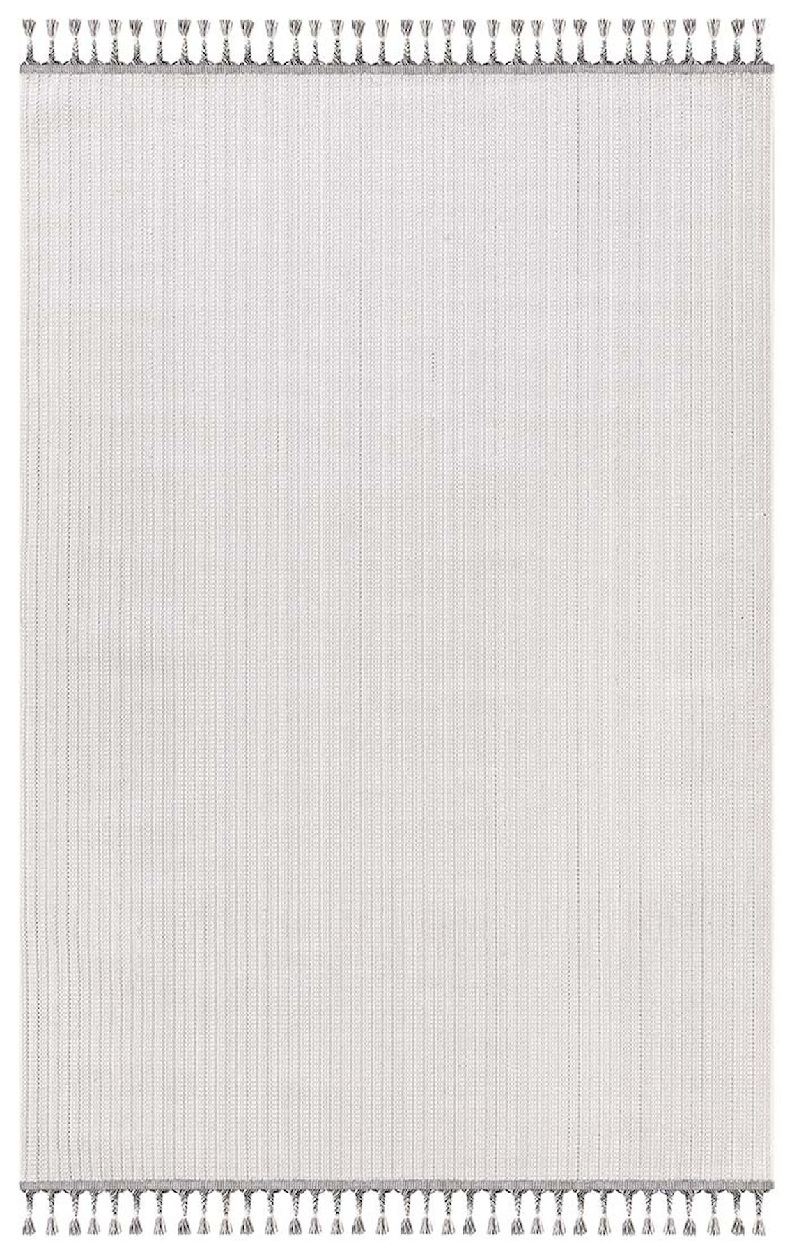 İpek Mekik Halı Pien 1706A Bej 10 mm Polyester Yıkanabilir Orta Kaymaz Pamuk Taban Dikdörtgen Antre-Çocuk Odası-Salon-Yatak Odası Halısı 100x350 cm