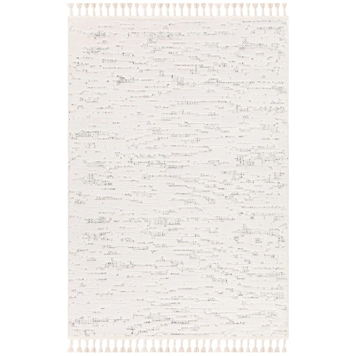 İpek Mekik Halı Duru Pien 1703 Krem 10 mm Polyester Yıkanabilir Orta Kaymaz Dikdörtgen Makine Dokuma Antre-Çocuk Odası-Salon-Yatak Odası Halısı 100x150 cm