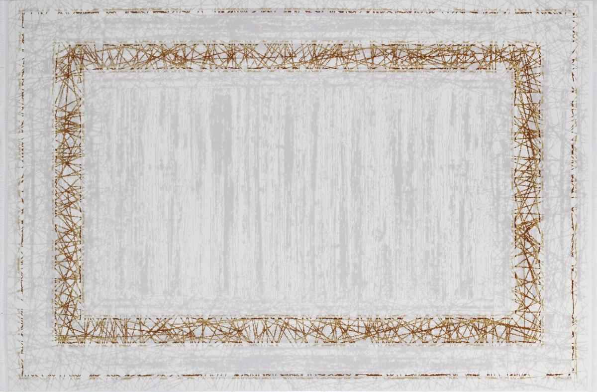 Gümüşsuyu Matisse 13631 Krem 9 mm Akrilik Yumuşak Yıkanabilir İnce Kaymaz Dikdörtgen Makine Dokuma Salon Halısı 230x330 cm
