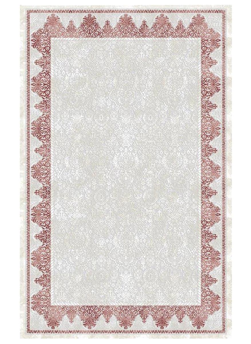Merinos Everest T0108 Kırmızı 10 mm Akrilik Antialerjenik Yıkanabilir Kalın Kaymaz Dikdörtgen Makine Dokuma Salon Halısı 100x200 cm