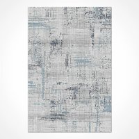 Crea Halı Versilia A0072 Krem 4 mm Polipropilen Toz Tutmaz Yıkanabilir İnce Pamuk Taban Soyut Temalı Dikdörtgen Makine Dokuma Salon Halısı 80x150 cm