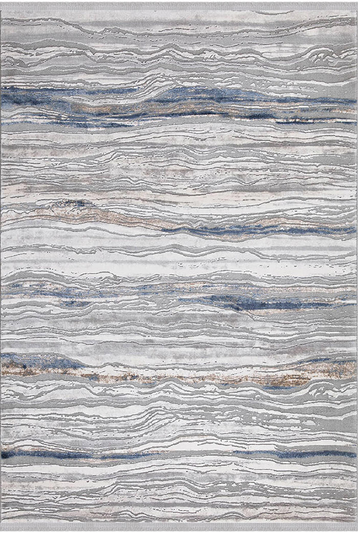 İpek Home Safarin 7608A Çok Renkli 10 mm Akrilik Yıkanabilir Orta Kaymaz Pamuk Taban Dikdörtgen Makine Dokuma Antre-Çocuk Odası-Salon-Yatak Odası Halısı 120x200 cm