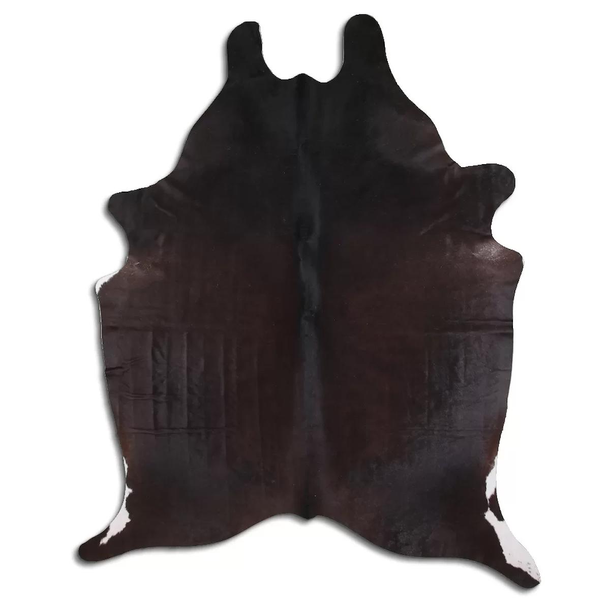 Fiesta Leather Art 62990 Çok Renkli 51 mm Deri Toz Tutmaz Yıkanabilir İnce Kaymaz Deri Taban Oval Makine Dokuma Salon Halısı 140x180 cm