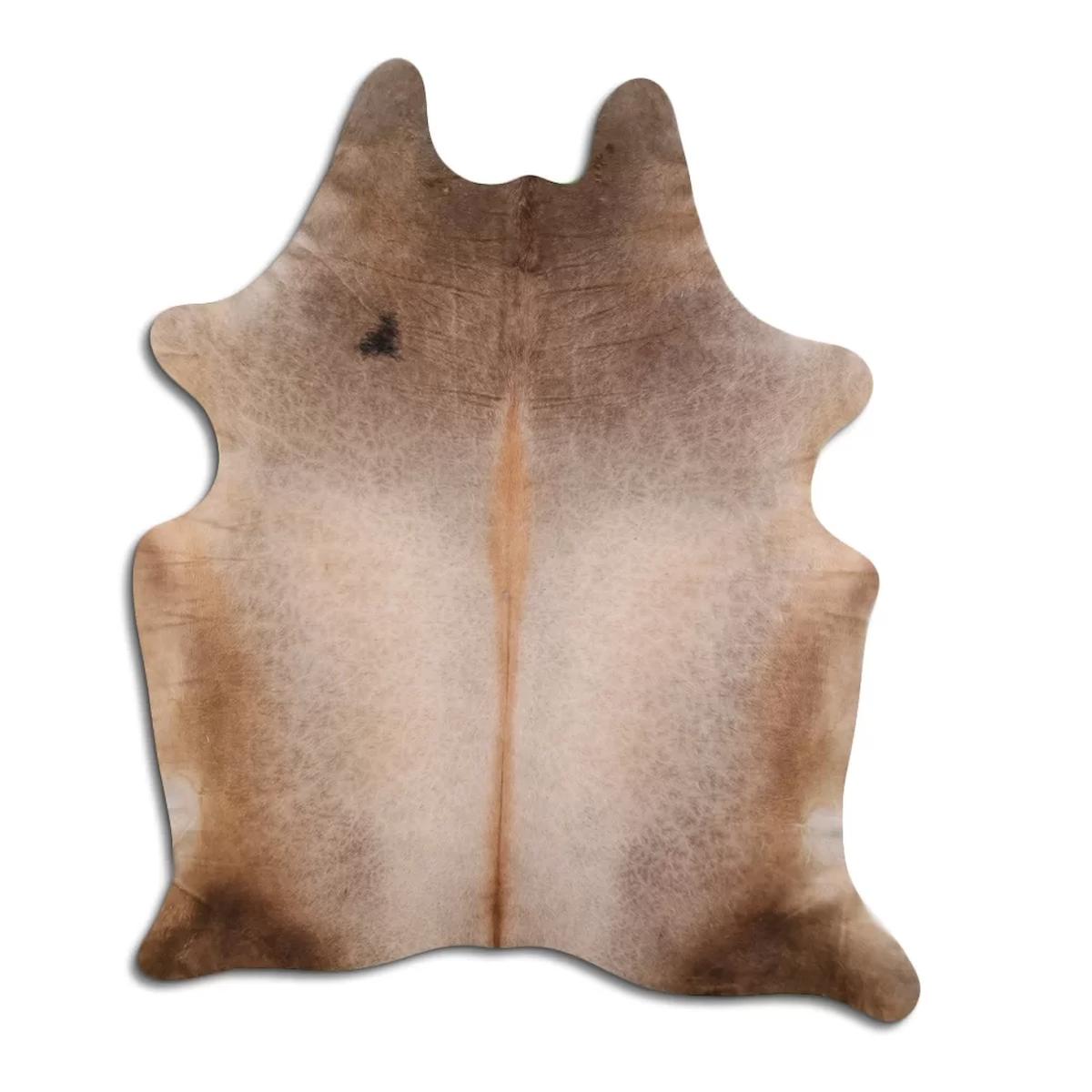 Fiesta Leather Art 103665 Çok Renkli 51 mm Deri Toz Tutmaz Yıkanabilir İnce Kaymaz Deri Taban Oval Makine Dokuma Salon Halısı 180x300 cm