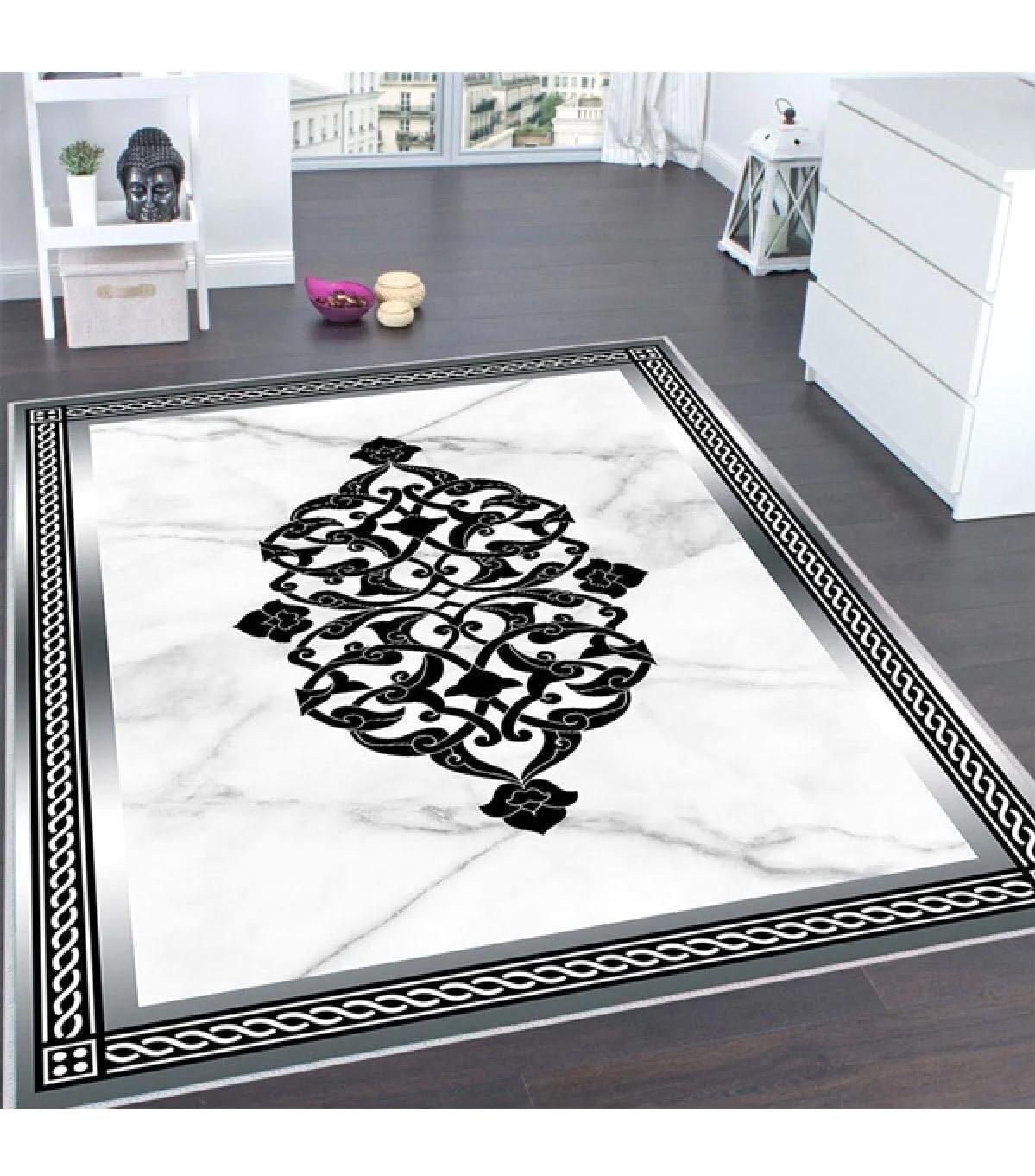 Rovigo Home RVG0121-SD770 Krem 8 mm Polyester Yıkanabilir Orta Kaymaz Dot Taban Dikdörtgen Makine Dokuma Salon Halısı 200x290 cm