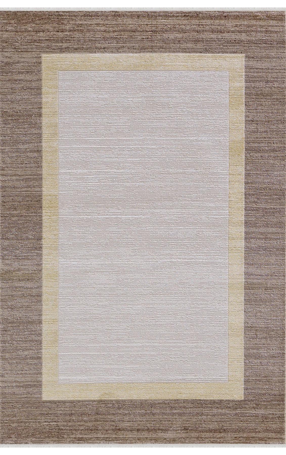 Dinarsu Hayal 34938 Gri 10 mm Akrilik Silinebilir Yıkanabilir Orta Kaymaz Dikdörtgen Makine Dokuma Oturma Odası-Salon Halısı 100x150 cm