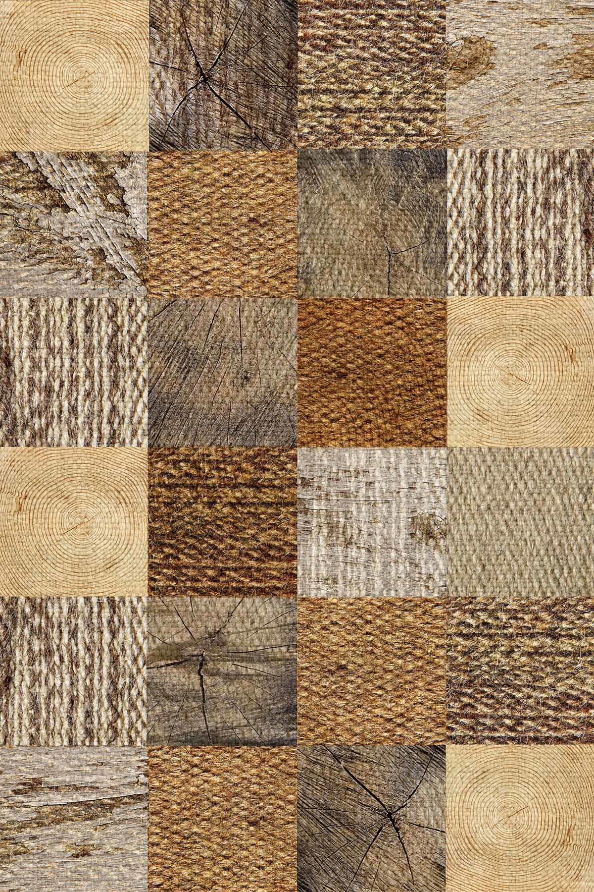 İlyaki Home Aditya Krem 0.8 mm Pamuk Yıkanabilir İnce Kaymaz Jüt Taban Dikdörtgen Makine Dokuma Salon Halısı 80x150 cm