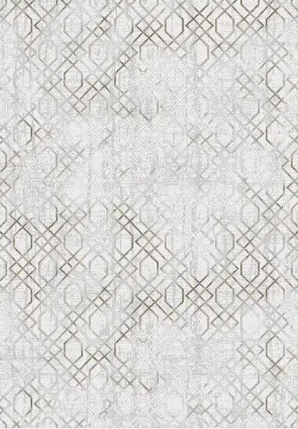 Kreasyon Halı A0232 Krem 9 mm Akrilik Yıkanabilir Kalın Pamuk Taban Dikdörtgen Makine Dokuma Salon Halısı 160x230 cm