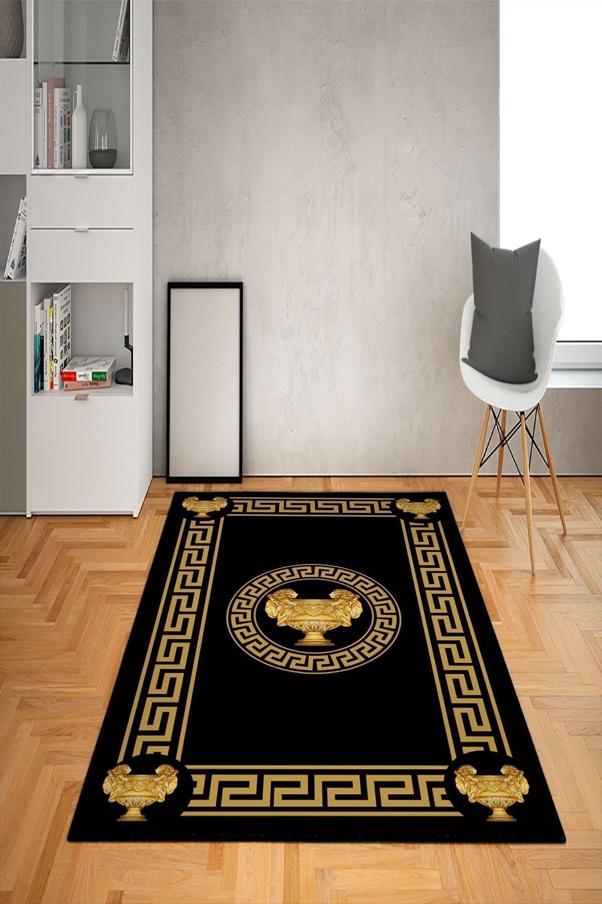 Doruklar Home Collection Çok Renkli 0.7 mm Antibakteriyel Yıkanabilir Kalın Kaymaz Taban Dikdörtgen Makine Dokuma Çocuk Odası Halısı 120x200 cm