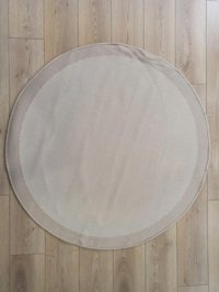 Çam Halı 9327 Bej Silinebilir Yıkanabilir Orta Kaymaz Dikdörtgen Makine Dokuma Salon Halısı 80x200 cm