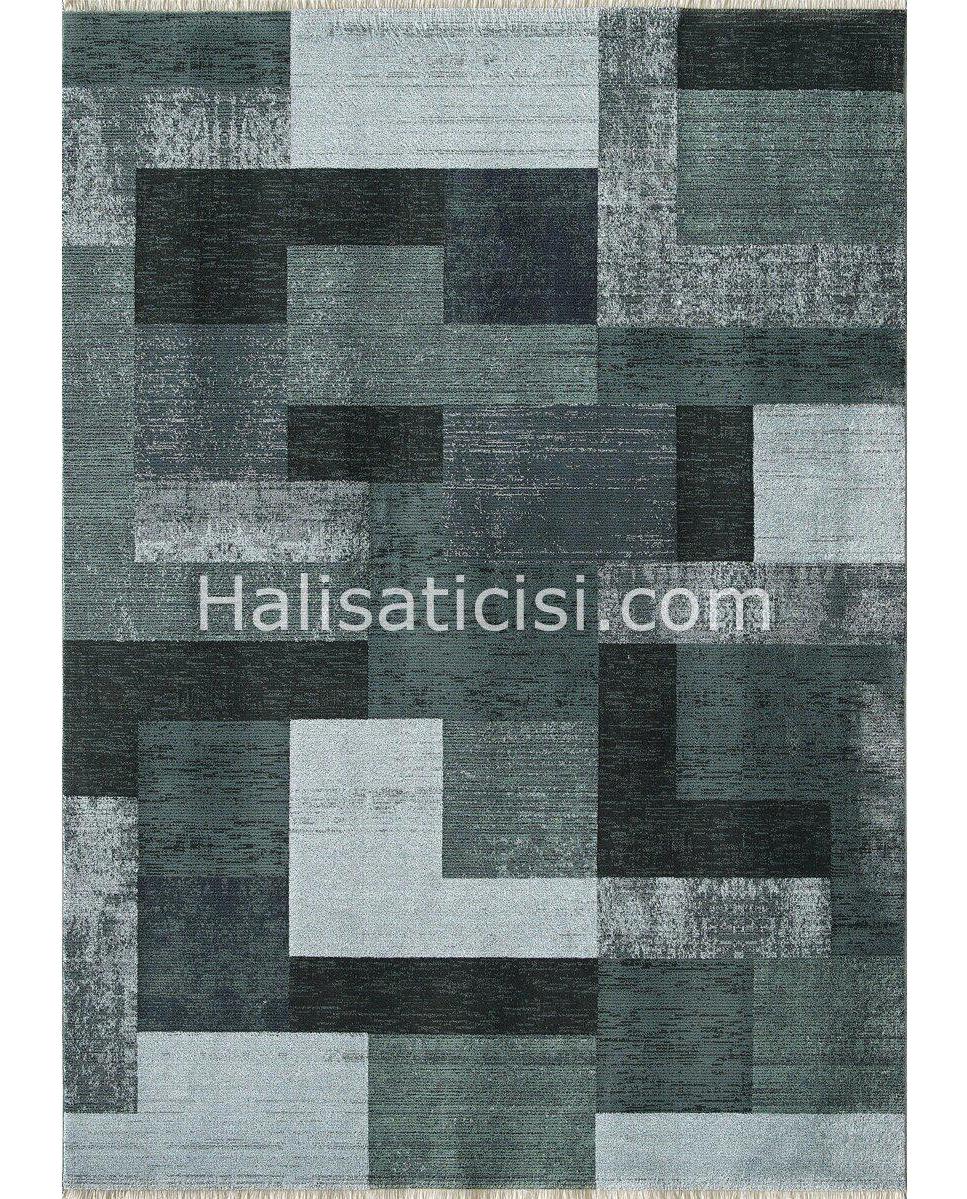 Gümüşsuyu Ecocycle 11456 Krem 8 mm Polyester Toz Tutmaz Yıkanabilir İnce Kaymaz Dikdörtgen Makine Dokuma Salon Halısı 80x180 cm