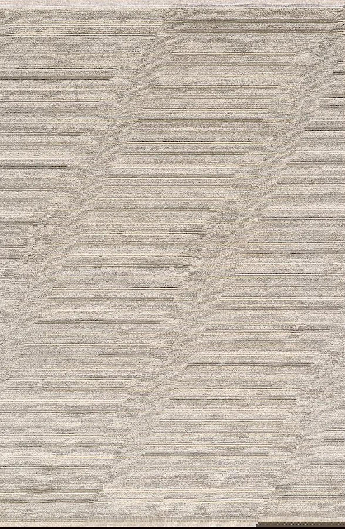 Pierre Cardin Quenta QZ01B Kahverengi 0.8 mm Akrilik Antibakteriyel Yıkanabilir İnce Kaymaz Dikdörtgen Makine Dokuma Salon Halısı 160x230 cm