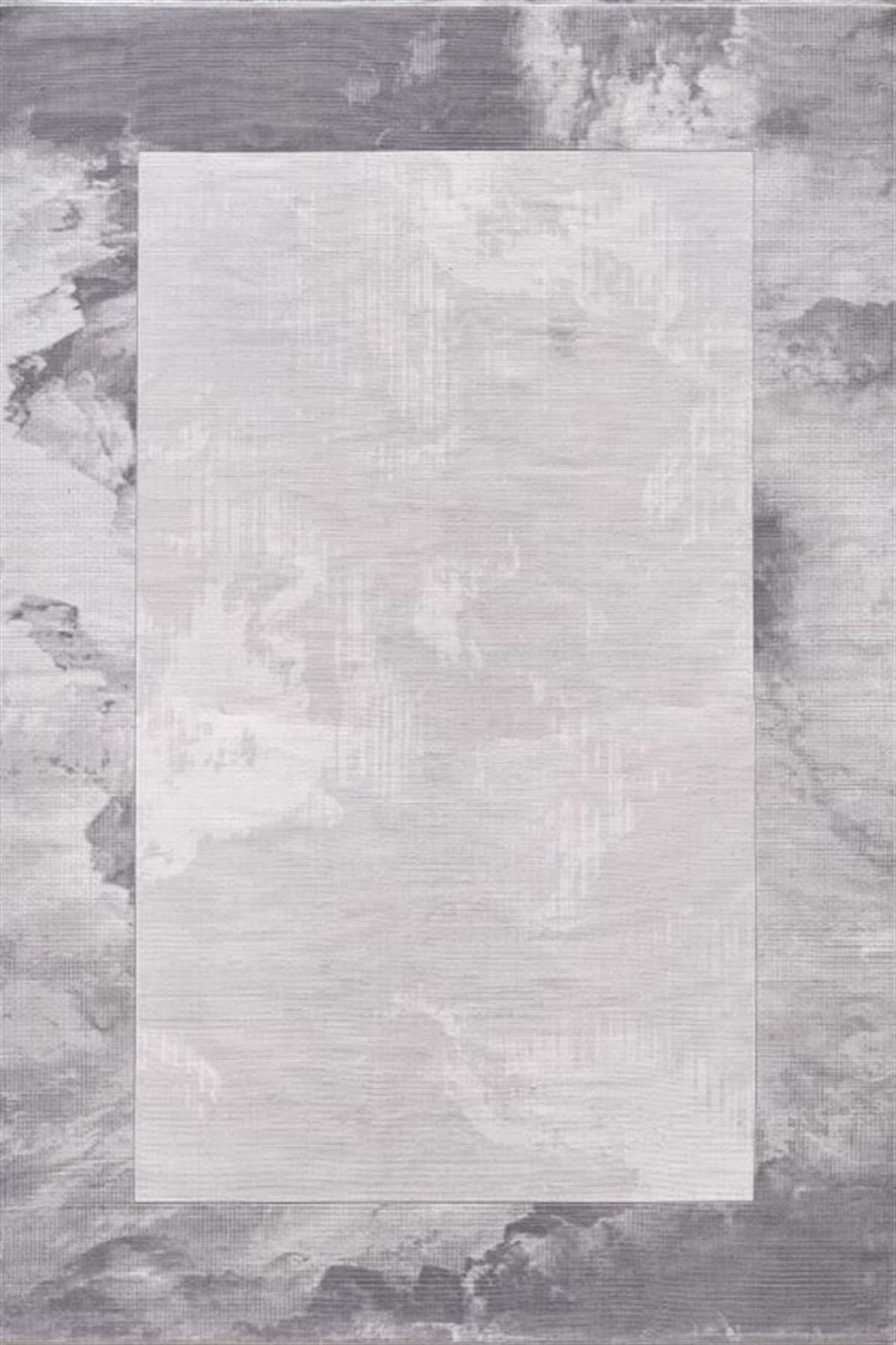 Artemis Halı Couture 0891B Gri 7 mm Akrilik Yıkanabilir İnce Kaymaz Jüt Taban Dikdörtgen Makine Dokuma Salon Halısı 80x150 cm