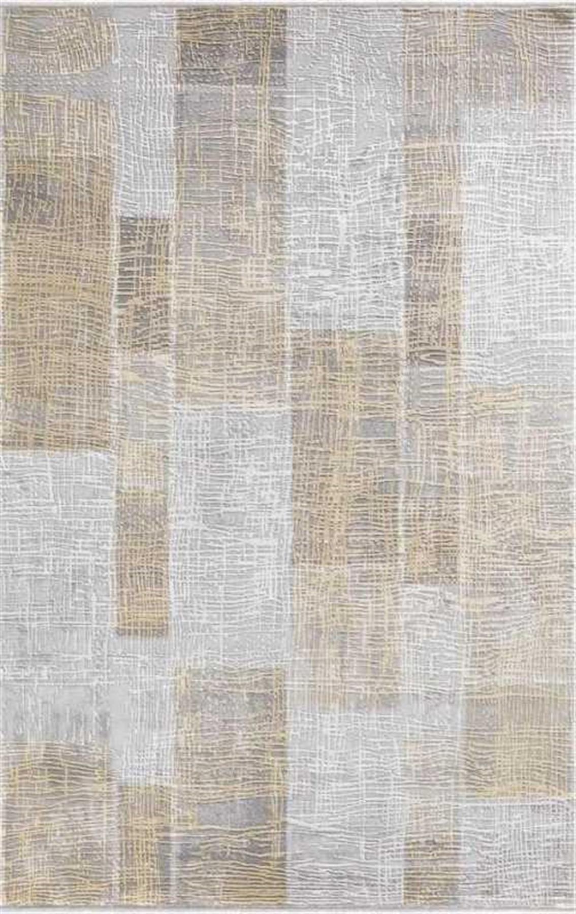 Merinos Therapy 19124 Sarı 12 mm Akrilik Yumuşak Yıkanabilir Kalın Kaymaz Dikdörtgen Makine Dokuma Salon Halısı 120x120 cm