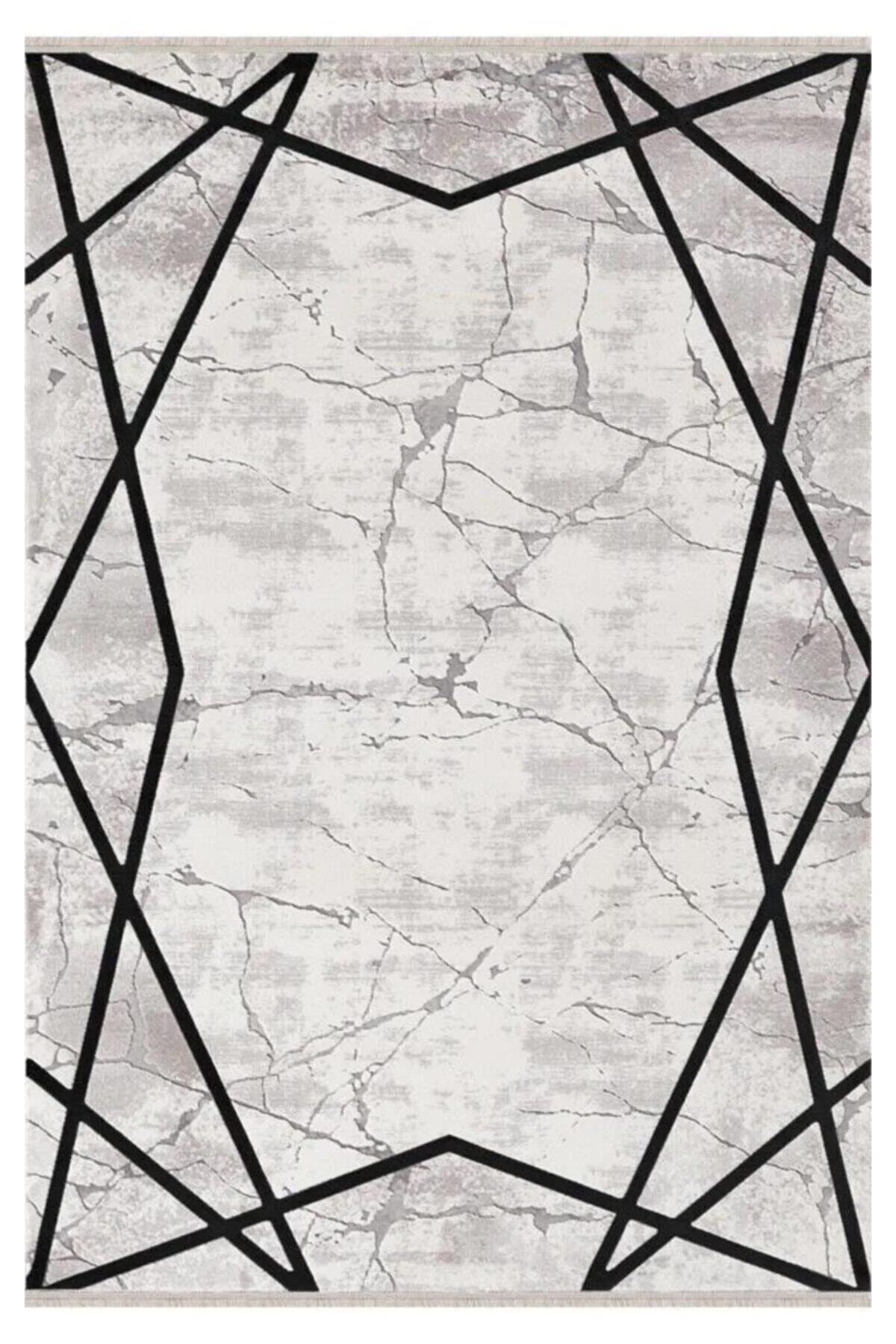 Merinos Therapy 33261 Çok Renkli Yıkanabilir Kaymaz Dikdörtgen Makine Dokuma Salon Halısı 180x250 cm