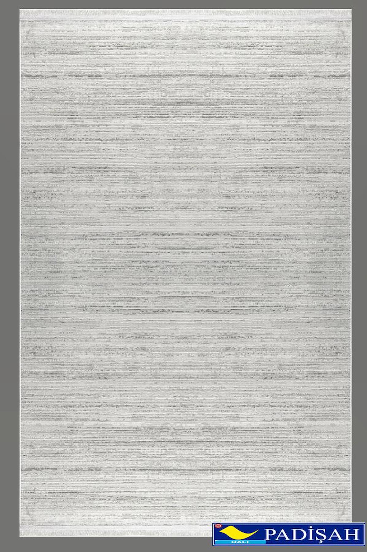 Padişah Aspen Krem 6 mm Polyester Toz Tutmaz Yıkanabilir İnce Dikdörtgen Makine Dokuma Salon Halısı 120x180 cm