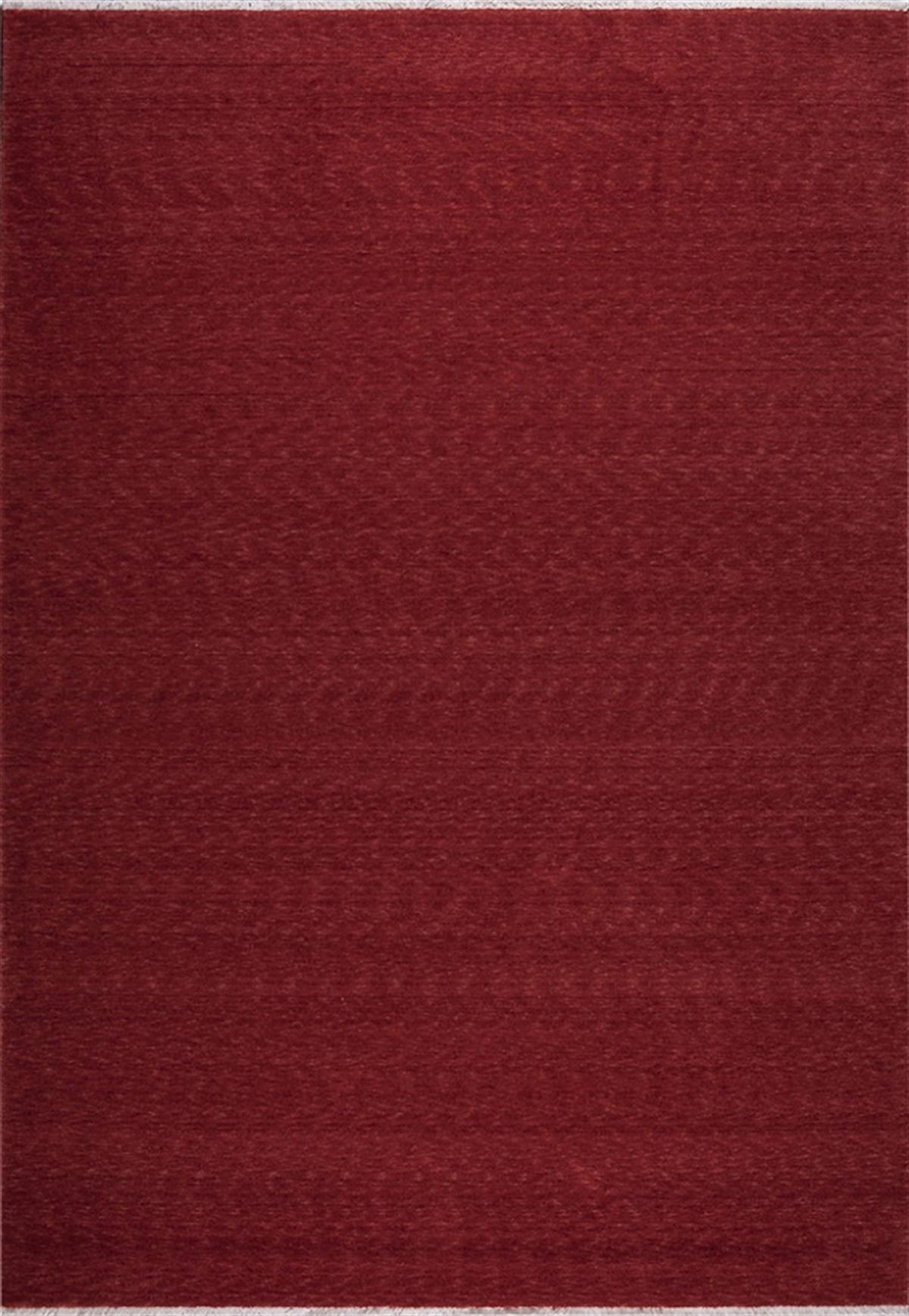 Crea Halı 8014 Bordo 10 mm Bambu Yıkanabilir Orta Dikdörtgen Makine Dokuma Salon Halısı 100x200 cm