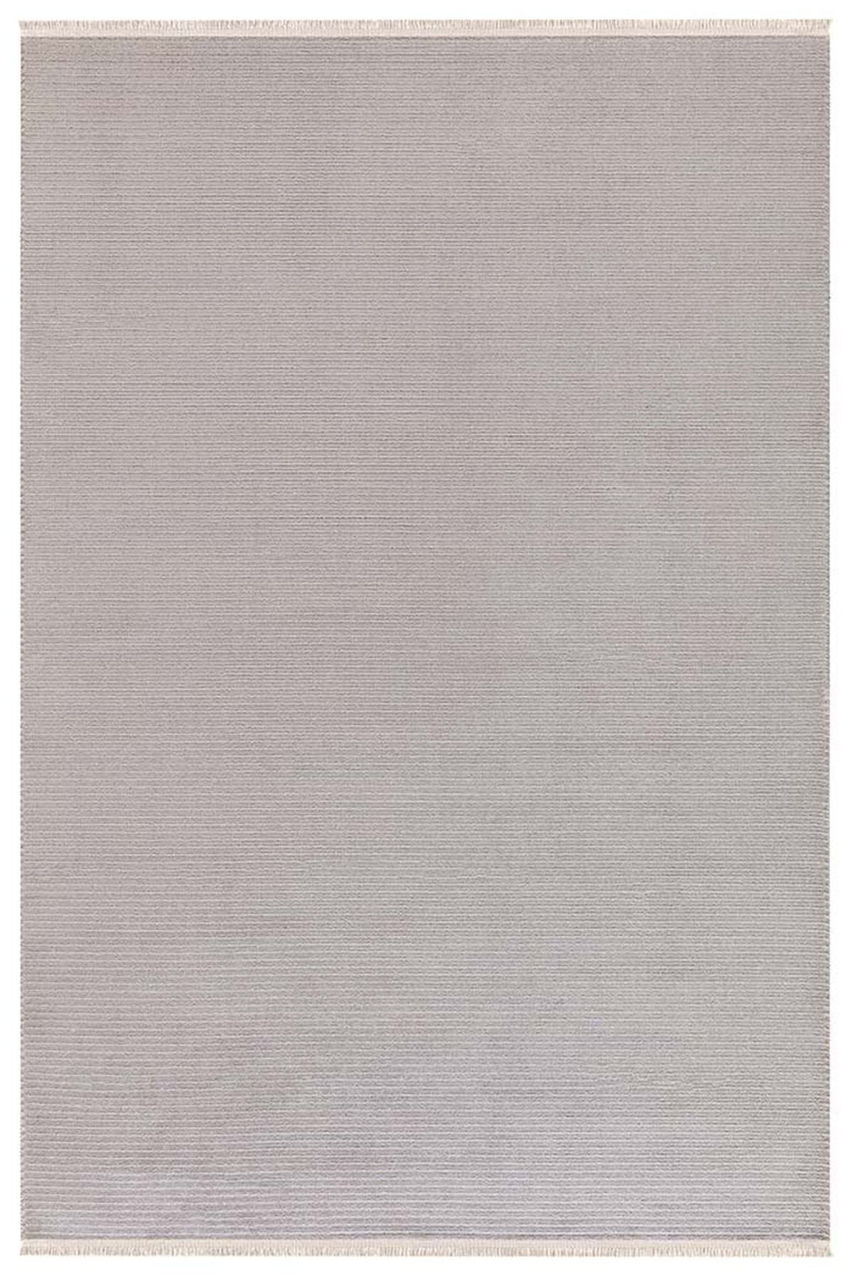 İpek Mekik Halı Alves 1057A Gri 8 mm Akrilik Toz Tutmaz Yıkanabilir Orta Kaymaz Jüt Taban Geometrik Dikdörtgen Makine Dokuma Antre-Çocuk Odası-Salon-Yatak Odası Halısı 100x300 cm