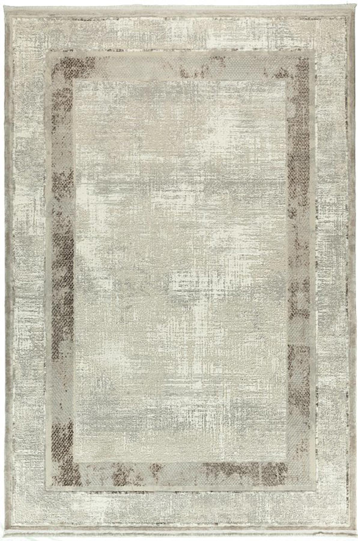 Tuğra Halı Rumeli RM7 Çok Renkli 10 mm Polyester Toz Tutmaz Yıkanabilir İnce Dikdörtgen Makine Dokuma Antre-Oturma Odası-Salon-Yatak Odası Halısı 125x200 cm
