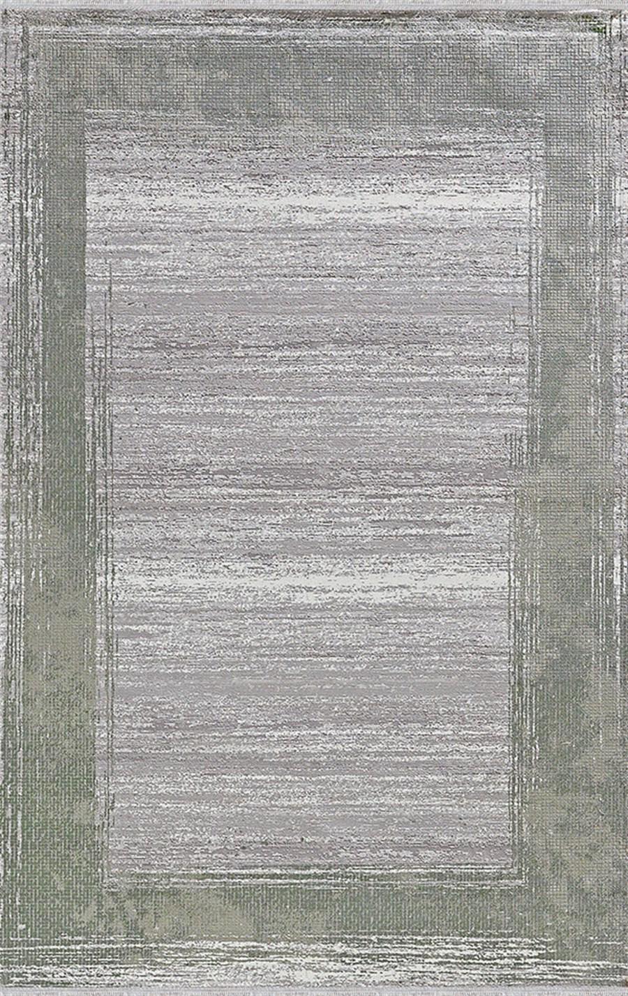 Merinos Tresor 34152 Gri 8 mm Akrilik Yumuşak Yıkanabilir Kalın Kaymaz Dikdörtgen Makine Dokuma Salon Halısı 80x180 cm