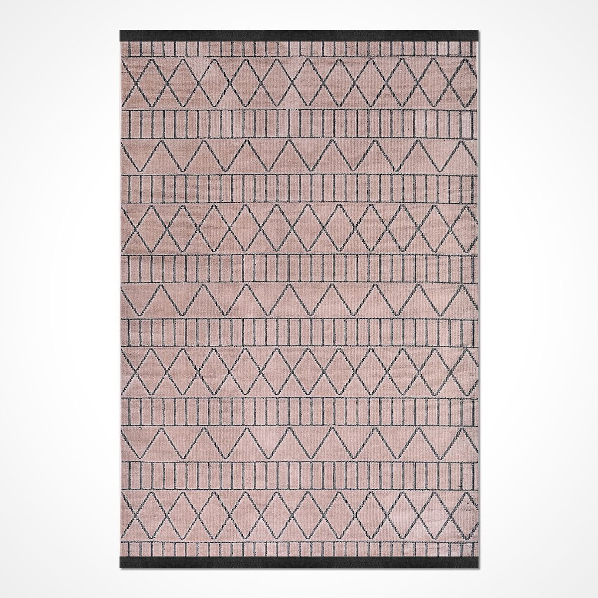 Crea Halı Verono 8794VZK Krem 8 mm Polyester Toz Tutmaz Yıkanabilir Orta Dikdörtgen Makine Dokuma Salon Halısı 80x200 cm