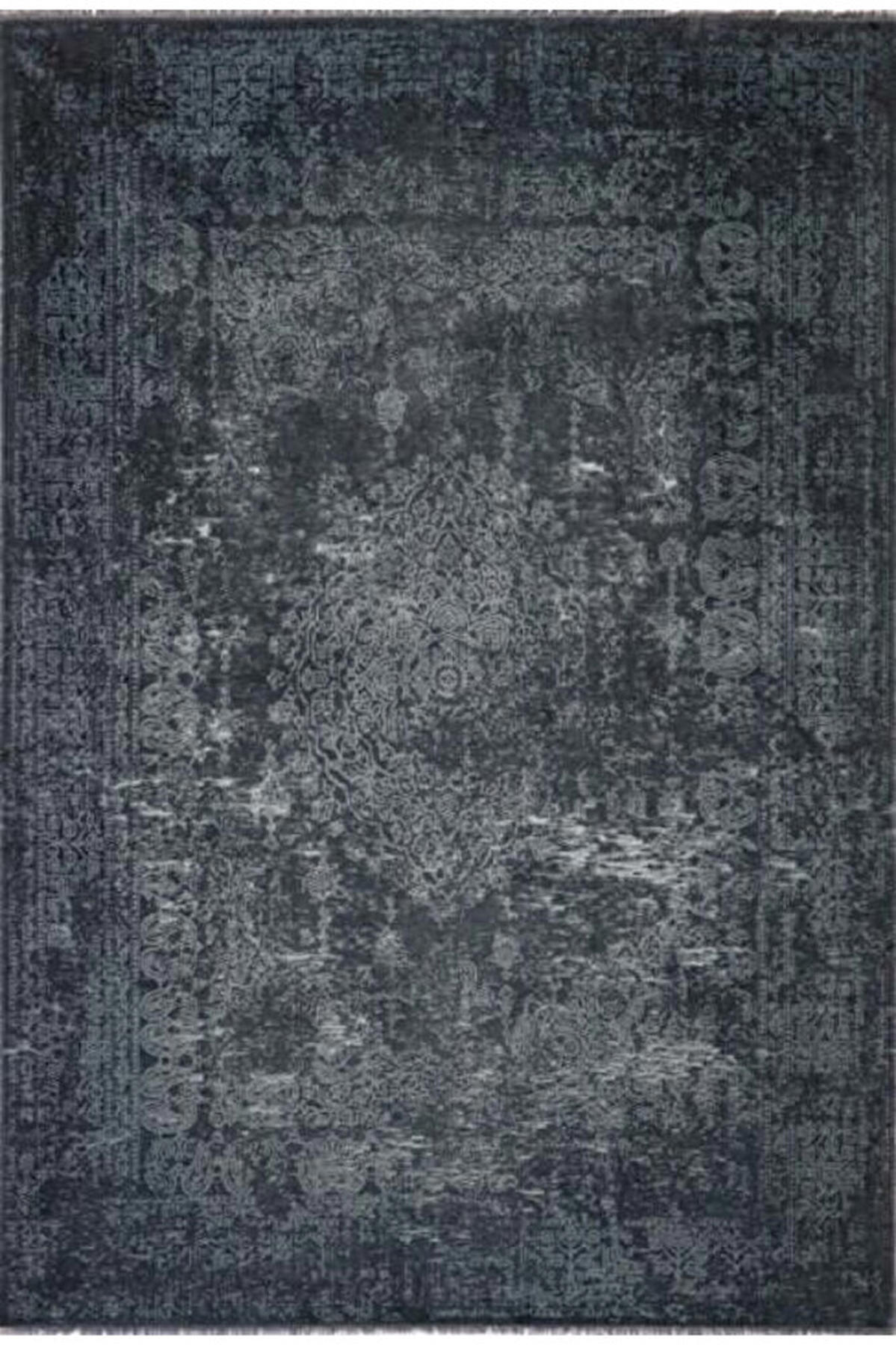 Gümüşsuyu Diamond 11790 Çok Renkli 6 mm Pamuk Toz Tutmaz Yıkanabilir İnce Kaymaz Dikdörtgen Makine Dokuma Salon Halısı 100x200 cm