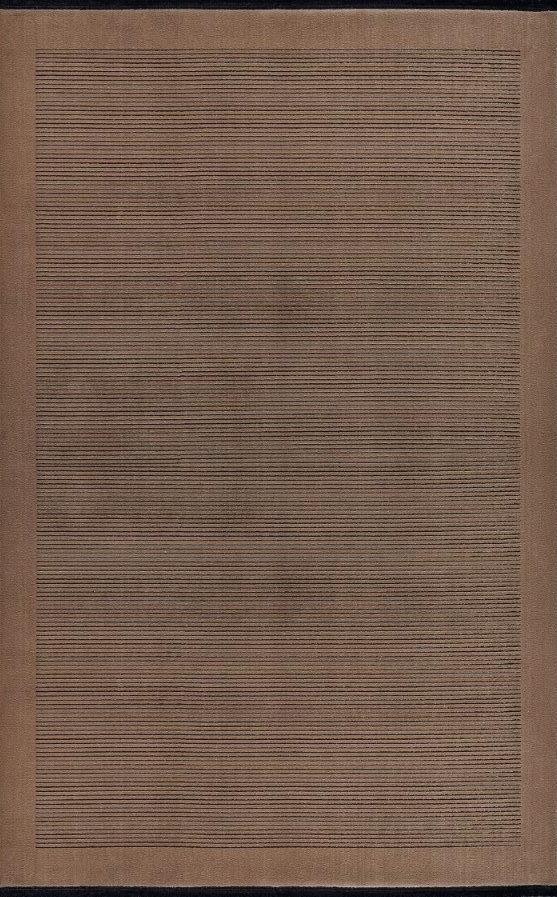Gümüşsuyu Tierra 13374 Kahverengi 7 mm Polyester Toz Tutmaz Yıkanabilir İnce Dikdörtgen Makine Dokuma Oturma Odası Halısı 80x150 cm