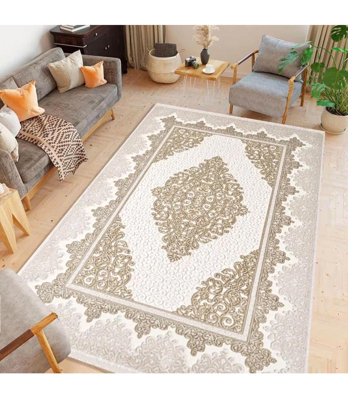 Pierre Cardin Prime Çok Renkli 12 mm Akrilik Yumuşak Yıkanabilir Kalın Kaymaz Dikdörtgen Makine Dokuma Salon Halısı 100x250 cm