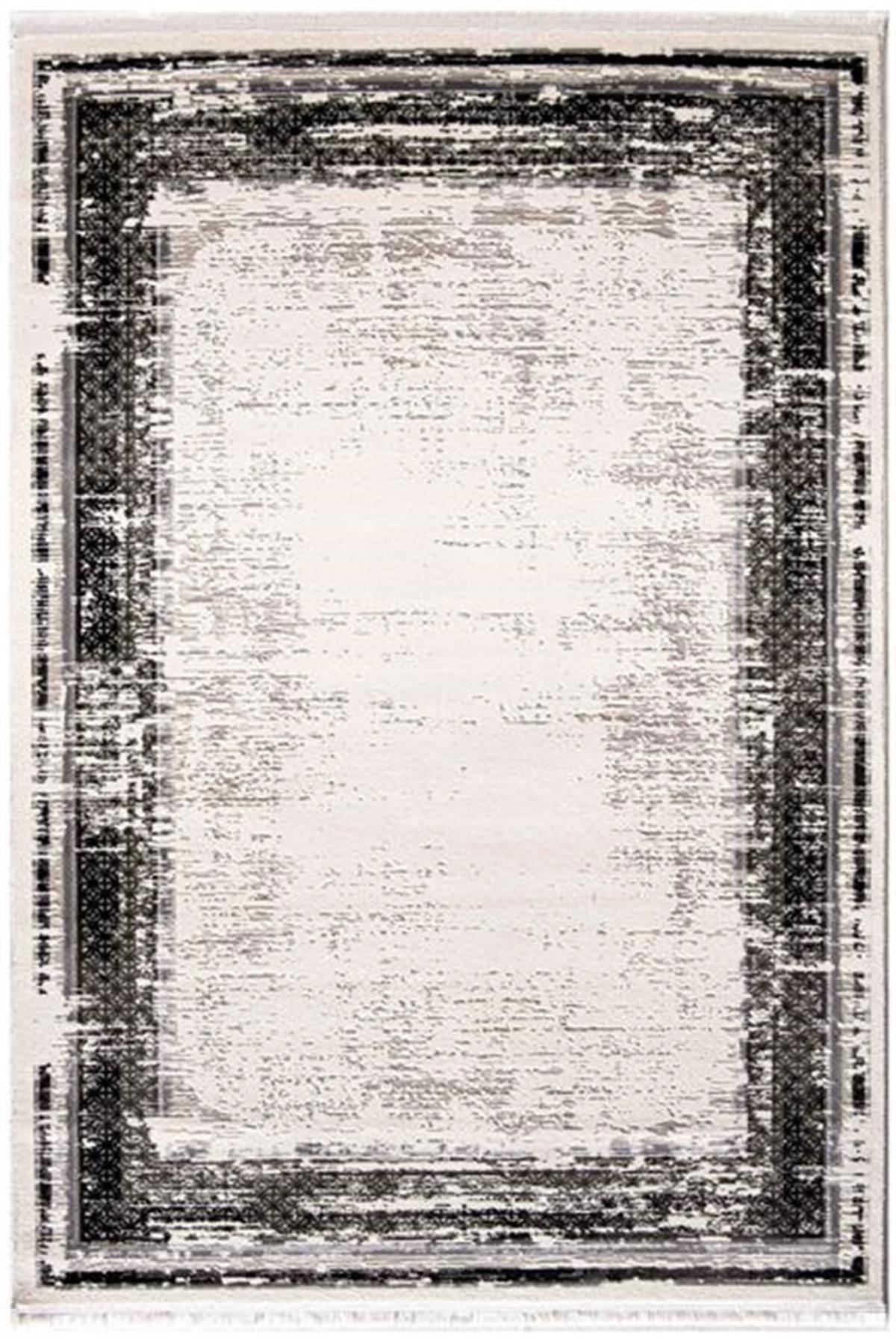 Enti Halı Lizbon 4512 Gri 11 mm Akrilik Silinebilir Yıkanabilir Orta Dikdörtgen Makine Dokuma Salon Halısı 200x300 cm