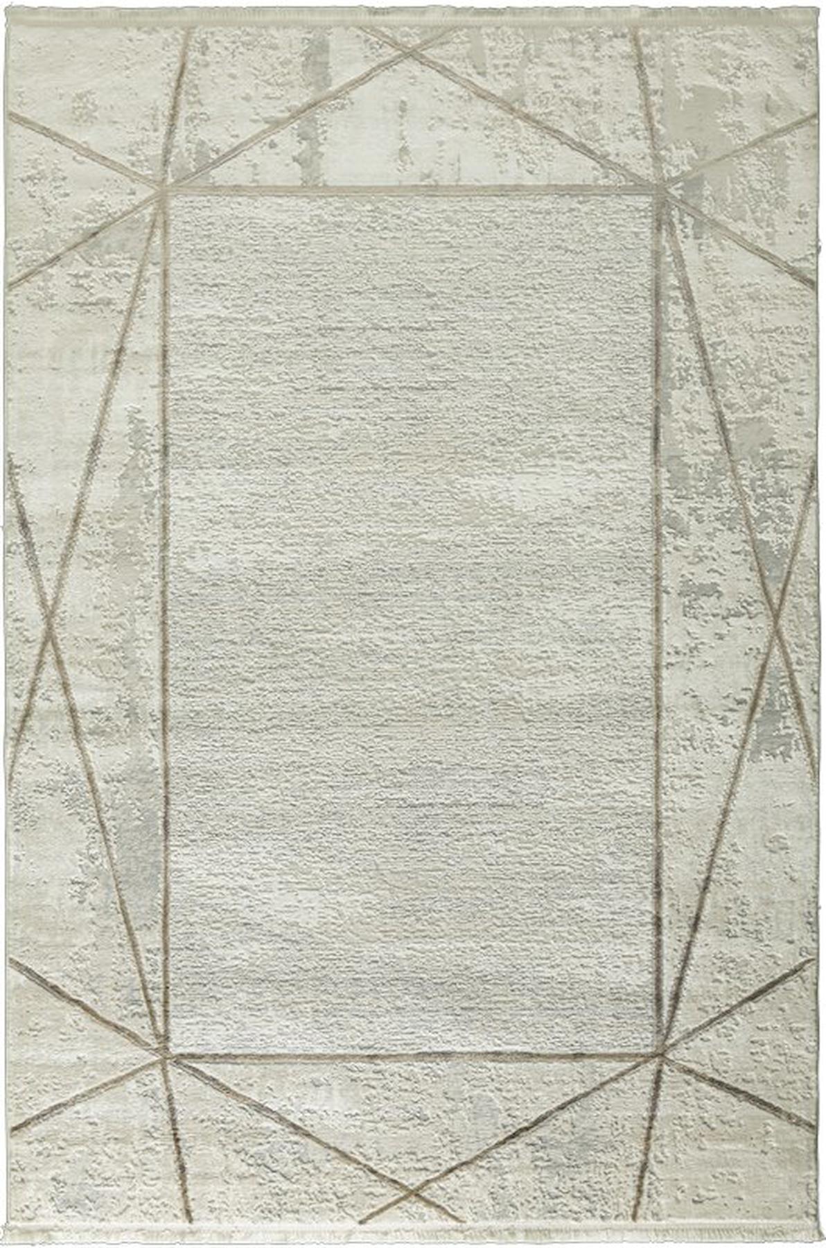 Tuğra Halı Mabeyn 12900 Çok Renkli 10 mm Akrilik-Polyester Yumuşak Yıkanabilir İnce Dikdörtgen Makine Dokuma Antre-Oturma Odası-Salon-Yatak Odası Halısı 160x230 cm
