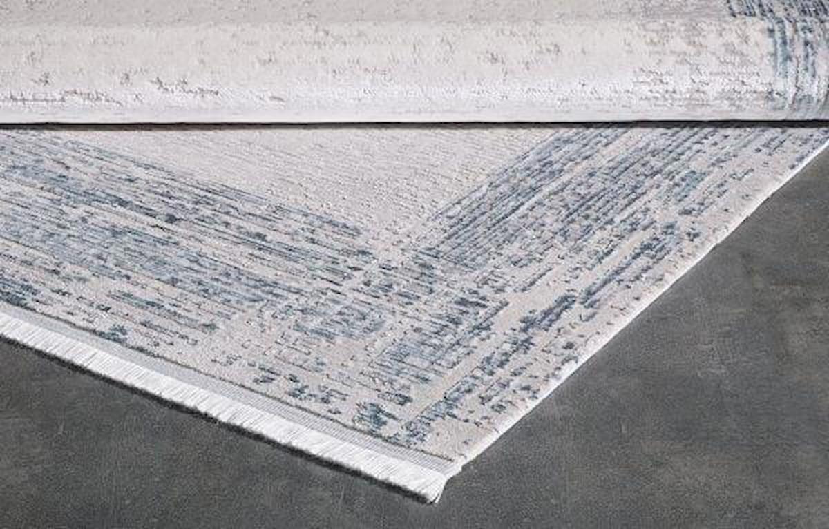 Gümüşsuyu Legro 11561 Çok Renkli 6 mm Akrilik Antibakteriyel Yıkanabilir İnce Kaymaz Dikdörtgen Makine Dokuma Salon Halısı 120x200 cm