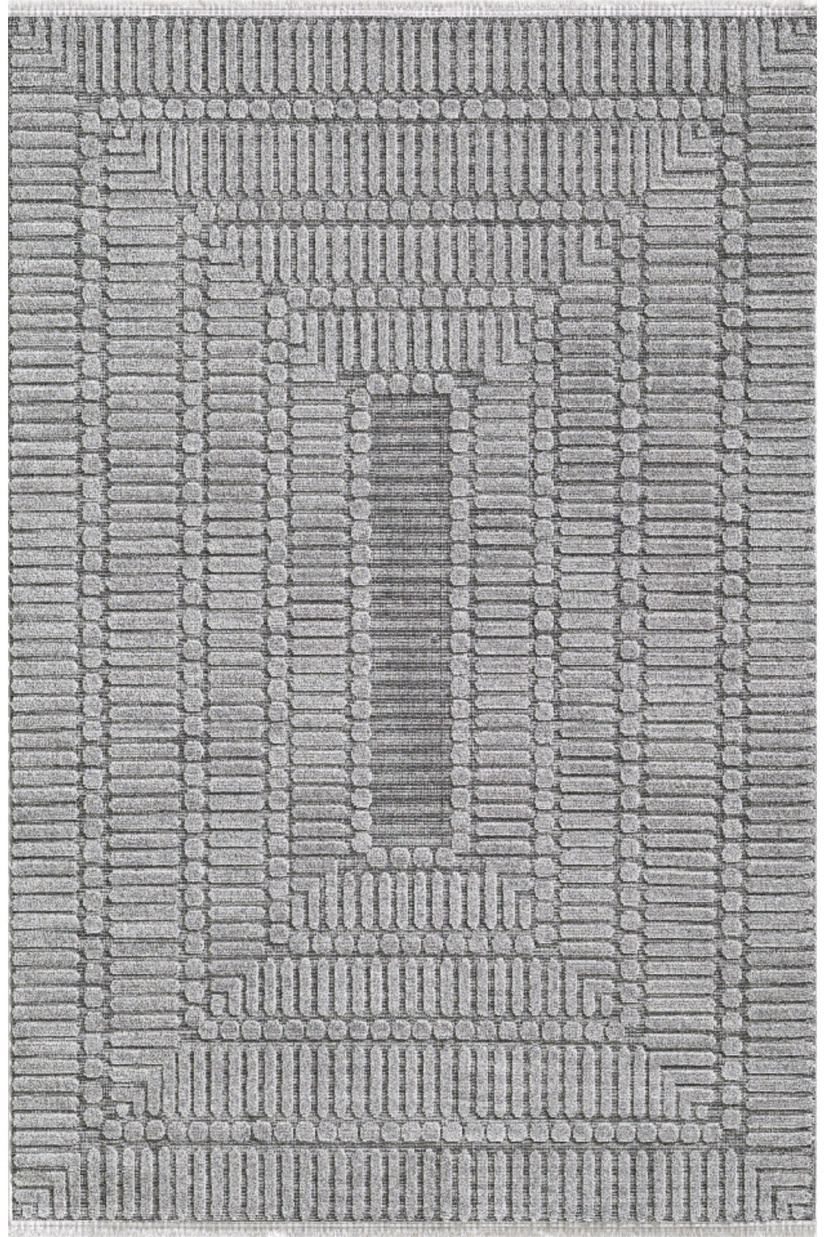 Pierre Cardin Greyna Antrasit 9 mm Mikropolyester Yumuşak Yıkanabilir İnce Kaymaz Dikdörtgen Makine Dokuma Salon Halısı 200x290 cm