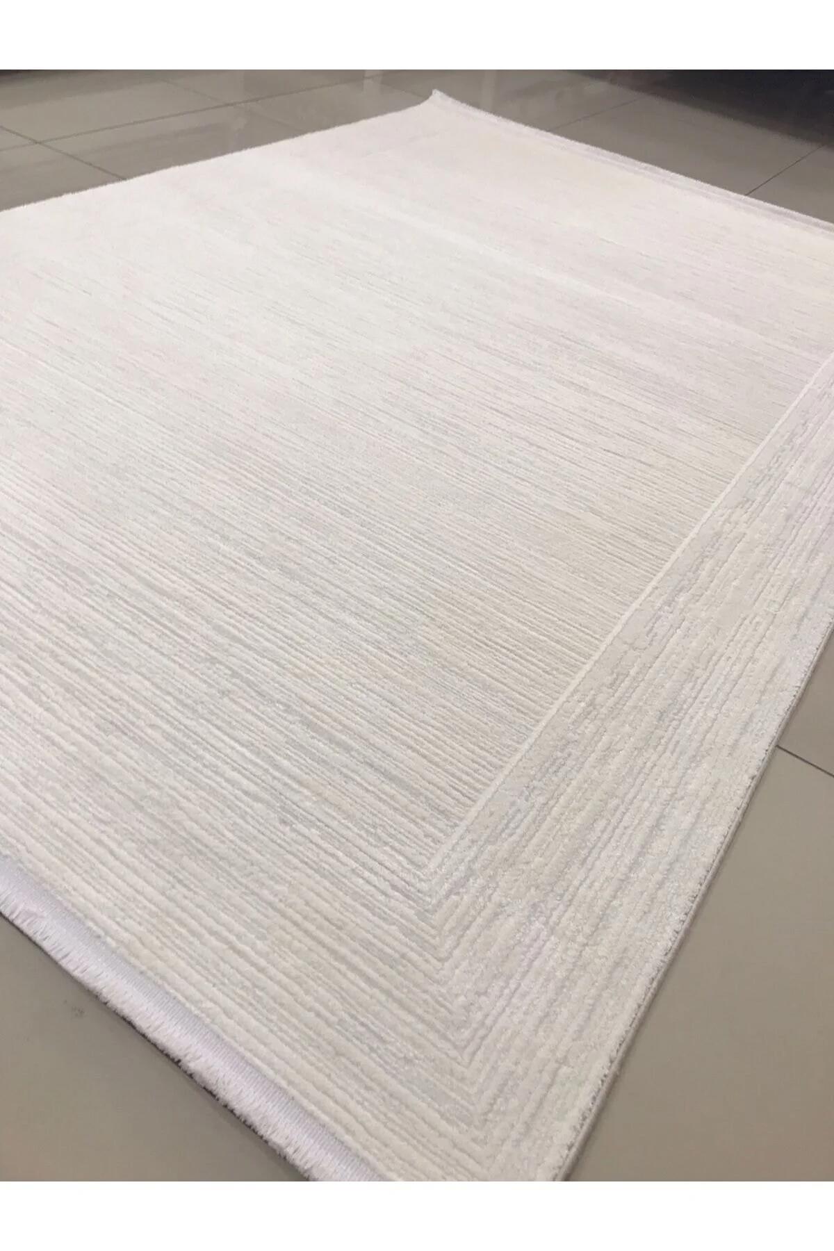 Padişah Eternity 65295 Krem 10 mm Akrilik Yıkanabilir İnce Dikdörtgen Makine Dokuma Salon Halısı 100x300 cm