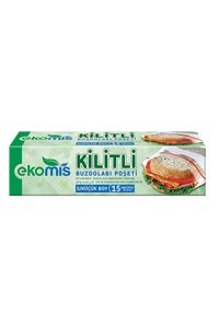 Ekomis Küçük Kilitli Buz Dolabı Poşeti 15 Adet
