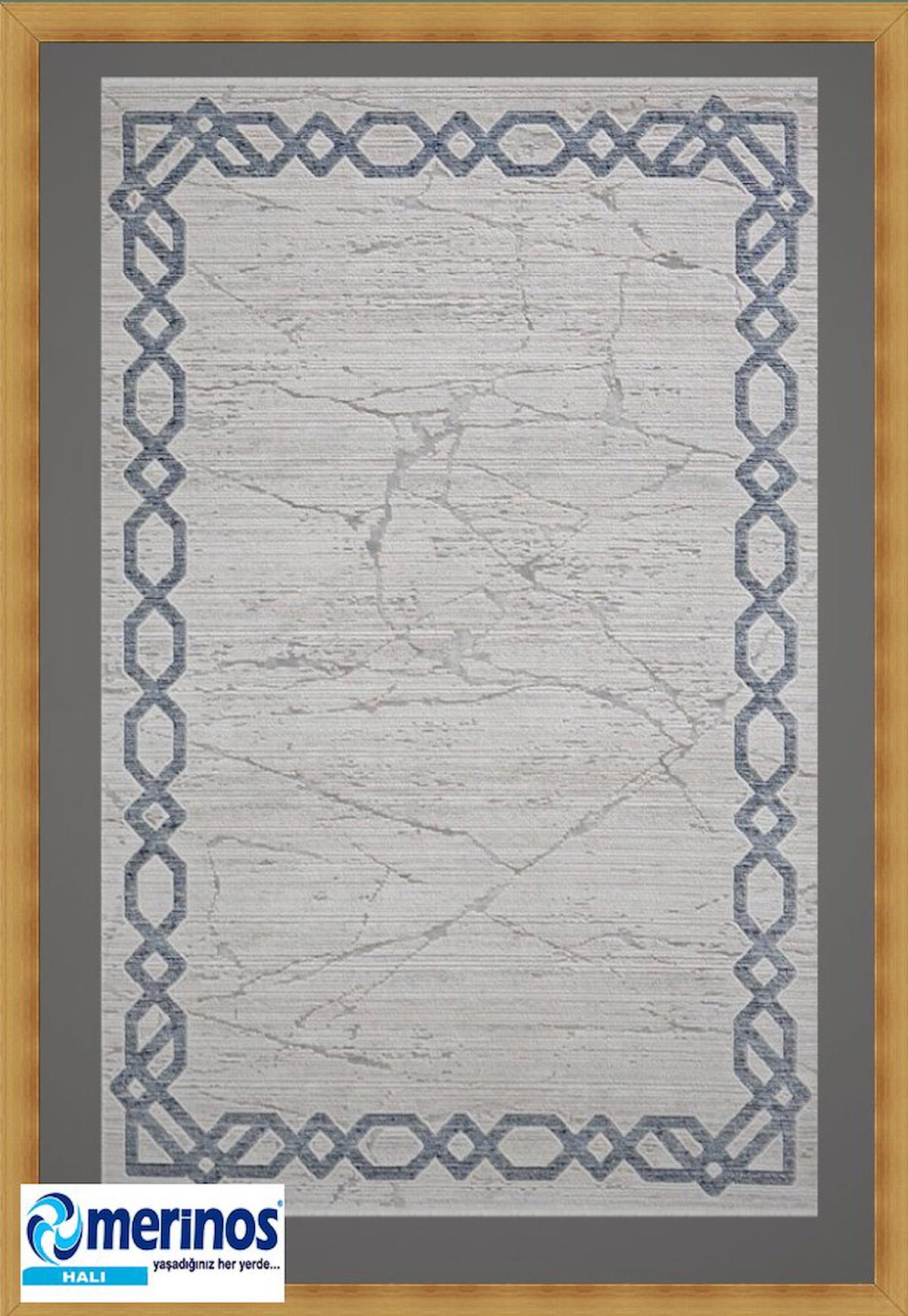 Merinos Diyez Krem 10 mm Pamuk Toz tutmaz Yıkanabilir İnce Kaymaz Dikdörtgen Makine Dokuma Salon Halısı 60x100 cm
