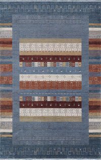 Artemis Halı Bella 6475B Çok Renkli Viskon Yıkanabilir İnce Kaymaz Jüt Taban Dikdörtgen Makine Dokuma Salon Halısı 100x150 cm
